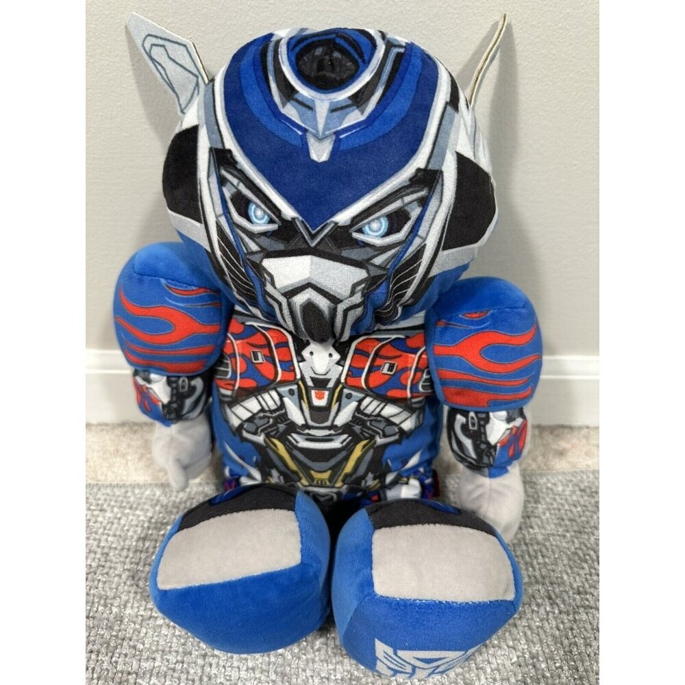 Build A Bear Transformers Optimus Prime Plush 18" Moveable Arms 2016‎
